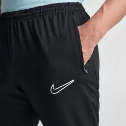 Men's Nike Dri-FIT Academy Zippered Soccer Pants Black/Black/Black/White - DV9740X 010 -Fashion Clothing Shop DV9740X 010 M5