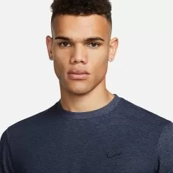 Men's Nike Dri-FIT Primary Versatile Top Obsidian Heather/Heather/Obsidian - DV9831 451 -Fashion Clothing Shop DV9831 451 M4