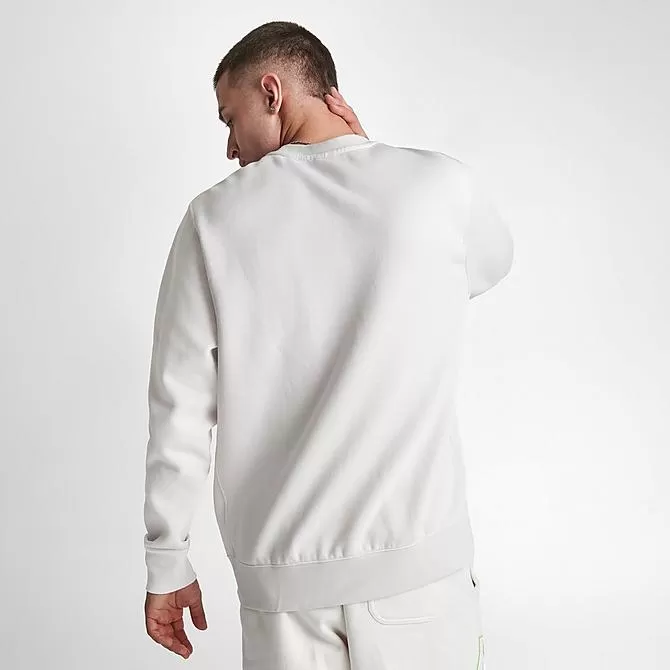 Nike Club Fleece+ Futura Fleece Crewneck Sweatshirt Phantom - DX0529 030 4 Nike Club Fleece+ Futura Fleece Crewneck Sweatshirt Phantom - DX0529 030 - Image 4