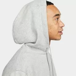 Men's Nike Club Fleece+ Futura Fleece Pullover Hoodie Dark Grey Heather - DX0541 063 10 Men's Nike Club Fleece+ Futura Fleece Pullover Hoodie Dark Grey Heather - DX0541 063 -Fashion Clothing Shop DX0541 063 M5