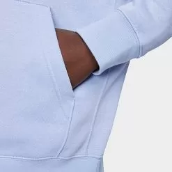 Men's Nike Club Fleece+ Futura Fleece Pullover Hoodie Cobalt Bliss - DX0541 479 -Fashion Clothing Shop DX0541 479 M6