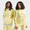 Men's Nike Club Fleece+ Futura Fleece Pullover Hoodie Lemon Chiffon - DX0541 706