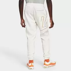 Nike Club Fleece+ Futura Logo Fleece Sweatpants Phantom - DX0547 030 -Fashion Clothing Shop DX0547 030 M3