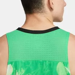 Men's Nike Trail Solar Chase Dri-FIT Running Tank Spring Green/White - DX0857 363 -Fashion Clothing Shop DX0857 363 M6