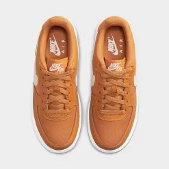 Big Kids' Nike Air Force 1 LV8 2 Casual Shoes Monarch/Sail - DX1656 800 -Fashion Clothing Shop DX1656 800 P5