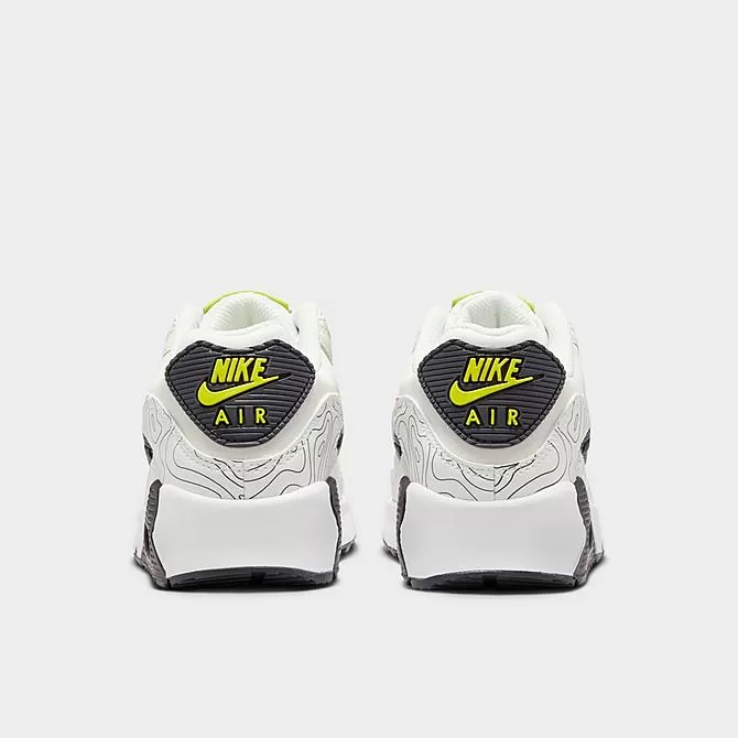 Big Kids' Nike Air Max 90 LTR SE Casual Shoes Sail/Gridiron/Bright Cactus/Multicolor - DX1814 100 4 Big Kids' Nike Air Max 90 LTR SE Casual Shoes Sail/Gridiron/Bright Cactus/Multicolor - DX1814 100 - Image 4