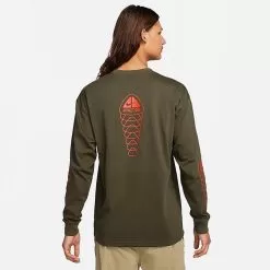 Men's Nike ACG Lungs Logo Graphic Long-Sleeve T-Shirt Cargo Khaki - DX9454 325 8 Men's Nike ACG Lungs Logo Graphic Long-Sleeve T-Shirt Cargo Khaki - DX9454 325 -Fashion Clothing Shop DX9454 325 M3