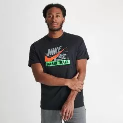 Men's Nike Dri-FIT Basketball T-Shirt Black - DZ2681 010 -Fashion Clothing Shop DZ2681 010 M3