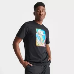 Men's Nike Sportswear Chameleon Graphic T-Shirt Black - DZ2865 010
