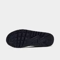 Big Kids' Nike Air Max 90 Patches Casual Shoes White/Obsidian/Sanddrift/Cobalt Blue - DZ2888 100 -Fashion Clothing Shop DZ2888 100 P6