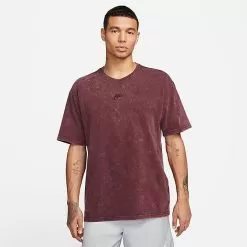 Men's Nike Sportswear Max90 Dyed T-Shirt Night Maroon - DZ2898 681
