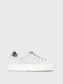 P448 Women's Thea White/Twister Python Sneaker