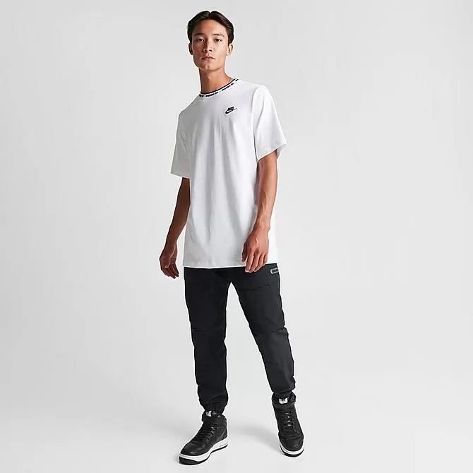 Men's Nike Sportswear Club Futura Logo T-Shirt White/Black - FB7309 100 2 Men's Nike Sportswear Club Futura Logo T-Shirt White/Black - FB7309 100 - Image 2