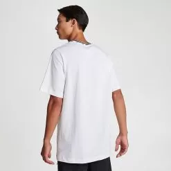 Men's Nike Sportswear Club Futura Logo T-Shirt White/Black - FB7309 100 8 Men's Nike Sportswear Club Futura Logo T-Shirt White/Black - FB7309 100 -Fashion Clothing Shop FB7309 100 M4