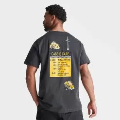 Men's Nike Sportswear NYC Cab Graphic T-Shirt Off Noir/Taxi Yellow - FB9027 045