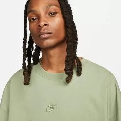 Men's Nike Sportswear Premium Essentials Oversized T-Shirt Oil Green - FB9766 386 8 Men's Nike Sportswear Premium Essentials Oversized T-Shirt Oil Green - FB9766 386 -Fashion Clothing Shop FB9766 386 M4