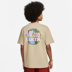 Men's Nike Sportswear Play It Cool Graphic T-Shirt Khaki - FB9811 247