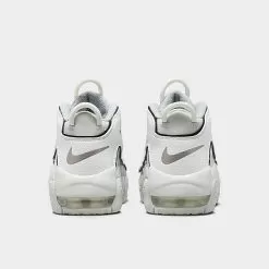 Little Kids' Nike Air More Uptempo Basketball Shoes Photon Dust/White/Black/Metallic Silver - FD0023 001 -Fashion Clothing Shop FD0023 001 P4