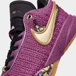 Big Kids' Nike LeBron 20 SE Basketball Shoes Vivid Purple/Metallic Gold/Black - FD0207 500 8 Big Kids' Nike LeBron 20 SE Basketball Shoes Vivid Purple/Metallic Gold/Black - FD0207 500 -Fashion Clothing Shop FD0207 500 P3