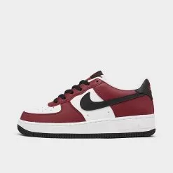 Big Kids' Nike Air Force 1 LV8 Casual Shoes Team Red/Black/White - FD0300 600