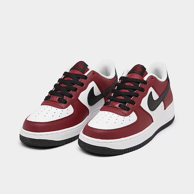 Big Kids' Nike Air Force 1 LV8 Casual Shoes Team Red/Black/White - FD0300 600 2 Big Kids' Nike Air Force 1 LV8 Casual Shoes Team Red/Black/White - FD0300 600 - Image 2