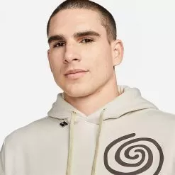 Men's Nike Sportswear Club Fleece JDI Graphic Hoodie Light Orewood Brown - FJ1575 104 -Fashion Clothing Shop FJ1575 104 M4