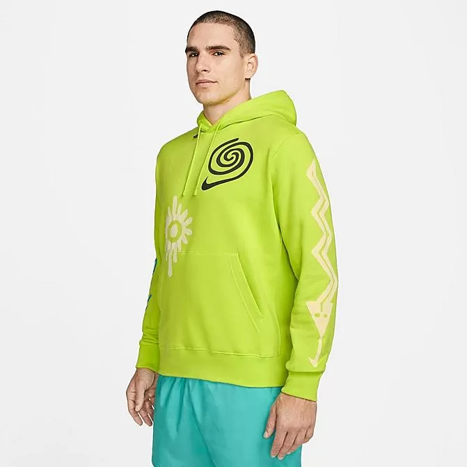 Men's Nike Sportswear Club Fleece JDI Graphic Hoodie Cyber - FJ1575 389 1 Men's Nike Sportswear Club Fleece JDI Graphic Hoodie Cyber - FJ1575 389
