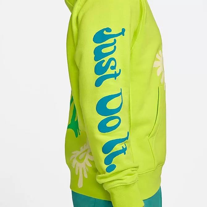 Men's Nike Sportswear Club Fleece JDI Graphic Hoodie Cyber - FJ1575 389 6 Men's Nike Sportswear Club Fleece JDI Graphic Hoodie Cyber - FJ1575 389 - Image 6