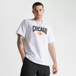 Nike Sportswear Chicago Short-Sleeve T-Shirt White - FJ1660 100 -Fashion Clothing Shop FJ1660 100 M3