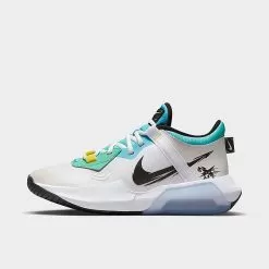 Big Kids’ Nike Air Zoom Crossover Basketball Shoes White/White/Phantom/Black - FJ7687 101