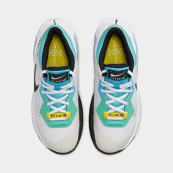 Big Kids’ Nike Air Zoom Crossover Basketball Shoes White/White/Phantom/Black - FJ7687 101 5 Big Kids’ Nike Air Zoom Crossover Basketball Shoes White/White/Phantom/Black - FJ7687 101 - Image 5