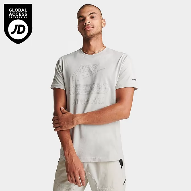 Men's Nike Sportswear Air Max Legacy Graphic T-Shirt Light Bone/Black - FN0241 072 1 Men's Nike Sportswear Air Max Legacy Graphic T-Shirt Light Bone/Black - FN0241 072