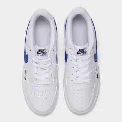 Big Kids' Nike Air Force 1 Casual Shoes White/Game Royal/Midnight Navy - FN3875 100 10 Big Kids' Nike Air Force 1 Casual Shoes White/Game Royal/Midnight Navy - FN3875 100 -Fashion Clothing Shop FN3875 100 P5