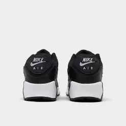 Big Kids' Nike Air Max 90 Next Nature Casual Shoes Black/Game Royal/Wolf Grey/White - FN3877 001 -Fashion Clothing Shop FN3877 001 P4