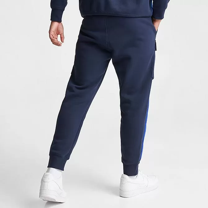 Men's Nike Air Retro Fleece Cargo Pants Obsidian/Game Royal - FN7693 451 4 Men's Nike Air Retro Fleece Cargo Pants Obsidian/Game Royal - FN7693 451 - Image 4