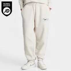 Women's Nike Sportswear Swoosh Life Phoenix Fleece Oversized Jogger Pants Light Orewood Brown - FN7716 104