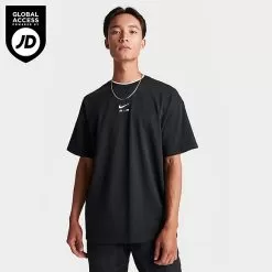 Men's Nike Air Retro Swoosh T-Shirt Black - FN7723 010