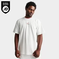 Men's Nike Air Retro Swoosh T-Shirt Summit White - FN7723 121