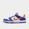 Big Kids' Nike Dunk Low Casual Shoes Blue Joy/Bright Mandarin/White/Black - FN7783 400