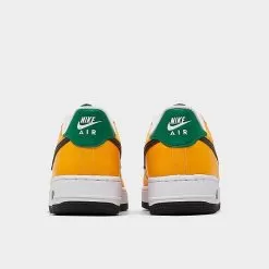 Big Kids' Nike Air Force 1 Low Casual Shoes University Gold/Black/Malachite - FN8008 700 9 Big Kids' Nike Air Force 1 Low Casual Shoes University Gold/Black/Malachite - FN8008 700 -Fashion Clothing Shop FN8008 700 P4