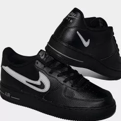 Big Kids' Nike Air Force 1 Reflective Casual Shoes Black/Cool Grey - FQ2413 001 -Fashion Clothing Shop FQ2413 001 P3