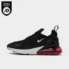 Big Kids' Nike Air Max 270 Casual Shoes Black/White/Gym Red/Iron Grey - FQ2414 001