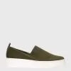 Vince Women`s Leather Saxon-2 Slip On Sneaker