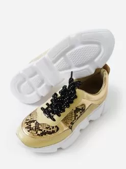 Yosi Samra Women's Palmer Sneaker -Fashion Clothing Shop PALMERxNATURALSNAKExAlt1 73503329