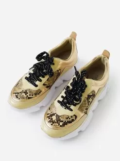 Yosi Samra Women's Palmer Sneaker -Fashion Clothing Shop PALMERxNATURALSNAKExAlt2 73503332