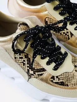 Yosi Samra Women's Palmer Sneaker -Fashion Clothing Shop PALMERxNATURALSNAKExAlt3 73503334