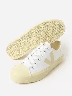 VEJA Women's Wata II Low Canvas Sneaker -Fashion Clothing Shop PL0101401AxWHITExAlt3 99943048