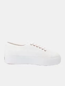 Superga Women's Acotw Core Fabric Platform Sneaker