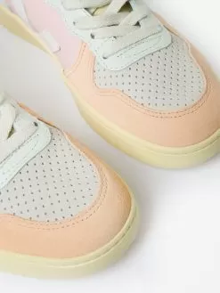 VEJA Women's V-15 Leather Sneaker -Fashion Clothing Shop VQ0203142AxPETALEWHITEMULTICOxAlt2 93730777