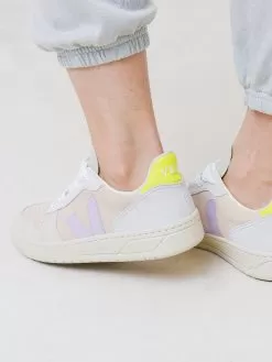 Veja Women's V-10 Suede Multico Sneaker -Fashion Clothing Shop VX0302805xMULTICOSABLEPARMExAlt2 63221020